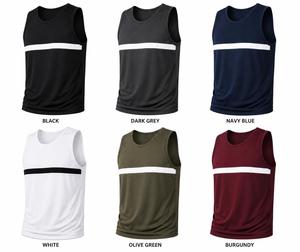<b>Top</b> Trending Custom Men's <b>Black</b> O-Neck Sleeveless <b>Tank</b> <b>Top</b> Knitted Polyester Quick Dry Sporty Fit Breathable Eco-Friendly - Product Image 6