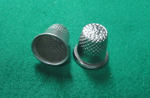 Dedal de Acero Inoxidable AA0284 con Inserto de Malla, Portátil y Ecológico, Duradero para Costura a Máquina, Herramienta de Manualidades - Product Image 5