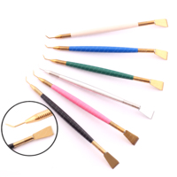 Outils de lifting des cils en acier inoxydable de précision, avec peigne, couleur personnalisable, marque privée, faciles à utiliser
