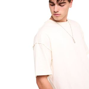 Camiseta de Jersey Oversize para Hombre, Moderna, Cómoda, Casual, Transpirable, de Primera Calidad, 100% Algodón - Product Image 3