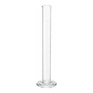 Cylindre gradué en verre Corning pour PYREX VISTA Classe A, avec échelle métrique et embout en entonnoir, pour le transfert de liquides en laboratoire - Product Image 3