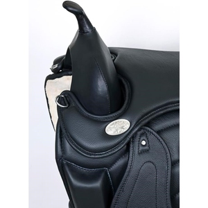 Silla de Montar Western Personalizada OEM de Cuero Genuino para Caballos, Silla de Montar Ecuestre Artesanal Premium para Vaqueros, Venta al por Mayor de Equipos Ecuestres - Product Image 4