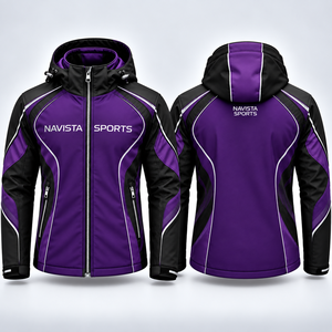 เสื้อแจ็คเก็ตกันน้ำคุณภาพสูงขายดีราคาส่ง NAVISTA SPORTS แบบมีฮู้ดสำหรับฤดูหนาว เป็นมิตรกับสิ่งแวดล้อม - Product Image 4