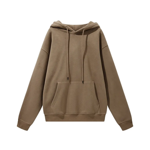Mens Oversized Pullover <b>Hoodie</b> <b>Plain</b> Solid Color Hooded Sweatshirt Cotton Fleece Casual Streetwear Custom Logo OEM ODM Wholesale - Product Image 1