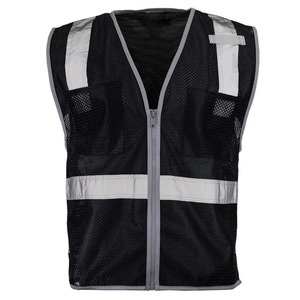 เสื้อกั๊กสะท้อนแสงสำหรับงานกลางแจ้ง รุ่น Professional Guard Summer  สำหรับเจ้าหน้าที่รักษาความปลอดภัย  มองเห็นได้ชัดเจน  ผลิตจากโพลีเอสเตอร์/ผ้าฝ้าย  สำหรับผู้ชาย  สามารถปรับแต่งได้ - Product Image 1