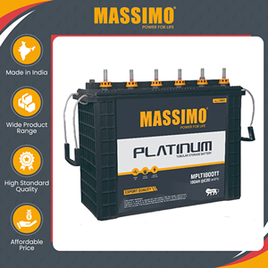 Venta Exclusiva de Batería de Plomo-Ácido Tubular Alta MASSIMO de 12V 180AH - Diseñada para Aplicaciones Domésticas con Más de 1100 Ciclos de Vida - Product Image 2