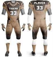 Uniformes de football américain entièrement personnalisés 2026, grande taille, respirants, 100 % polyester, imprimés par sublimation