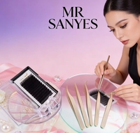 Extensions de cils personnalisées, auto-adhésives, OEM ODM, haute densité, ultra-légères, cils synthétiques pour usage professionnel en salon