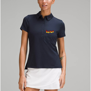 Nouvelle chemise élégante pour femme 100 % coton 300 g/m² avec logo personnalisé sérigraphié, appliques, respirante, séchage rapide, coupe classique, 6 boutons - Product Image 1