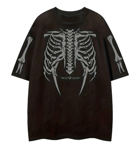 T-shirts Homme Manches Courtes de Bonne Qualité, Couleur Personnalisée, Sérigraphie, Coupe Ample, Style Urbain, Respirant, 100% Coton Peigné - Product Image 6