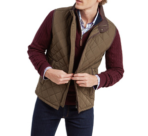 Mens Winter Coated Camouflage Stand Bodywarmer <b>Gilet</b> Sleeveless Quilted Vest <b>Lightweight</b> Padded Outdoor Casual Custom Front - Product Image 4