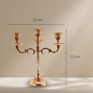 Portavelas decorativos de metal de primera calidad, ideales para eventos, hogar y regalos. - Product Image 2