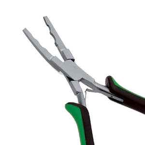 Kit de pinces pour extensions de cheveux en acier inoxydable avec 2 pinces + 1 aiguille à anneaux pour usage professionnel commercial - Product Image 2