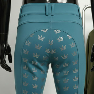 Leggings d'équitation, vêtements d'équitation, collants d'équitation, pantalons d'équitation pour femme, personnalisables avec impression silicone, direct usine - Product Image 3