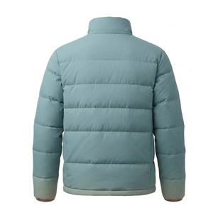 Chaqueta acolchada ligera de invierno para hombre OEM, cálida, informal, con cuello alto y cremallera, abrigo de plumón, ropa exterior, chaqueta acolchada de invierno para hombre - Product Image 2