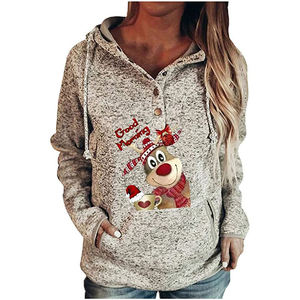 Nouveau Pull à Capuche Unisexe de Noël de Qualité Supérieure, Coupe Oversize Décontractée, Pull d'Hiver avec Impression Numérique 3D Intégrale et Broderie, Modèle Long - Product Image 6