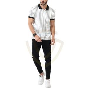 Camisetas Polo Slim-Fit 100% Algodón para Hombre con Cuello Camisero Bordado y Tejido de Punto - Product Image 4