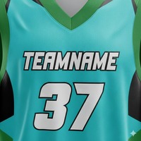 Seragam Basket Unisex Custom Print Grosir 2026 MOQ Rendah, Bahan Polyester 100% Anti-Bakteri, Menyerap Keringat, dan Bernapas