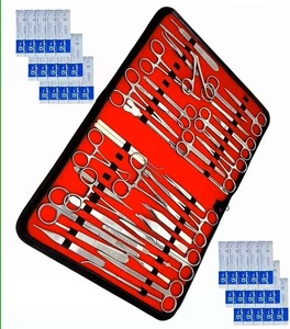 Kit d'instruments chirurgicaux médicaux en acier inoxydable de haute qualité pour dissection et suture, manuel, CE, pour petits interventions hospitalières - Product Image 3