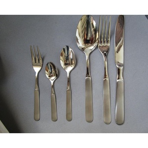 Ensemble de couteaux, cuillères et fourchettes en argent en acier inoxydable de haute qualité, couverts de mariage pour restaurant Offre Spéciale - Product Image 1
