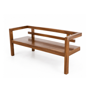 Solid Teak <b>Wood</b> <b>Bench</b> Outdoor Garden Patio Seating Furniture for Hotel Cafe Restaurant Terrace Home Project Custom Made to Order - Product Image 3