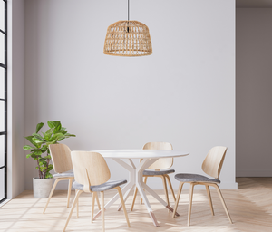 Lámpara Colgante de Bambú y Ratán, Tejida a Mano, Favorita de los Clientes, para Decoración de Interiores de Hoteles y Resorts - Product Image 5