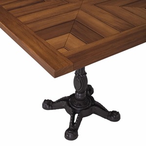 Modern Solid Teak Wood <b>Dining</b> <b>Table</b> <b>Top</b> Design Stable Home Furniture Indy Concept Furni Craft K-0079 4-Seater 1-Year Warranty - Product Image 5