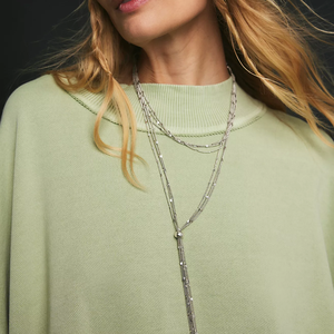 Sudadera de Mujer de Talla Grande con Cuello Redondo, Bordada con Lentejuelas, de Algodón Tejido a Bloques de Color, de Alta Calidad y Diseño Personalizado del Fabricante - Product Image 4