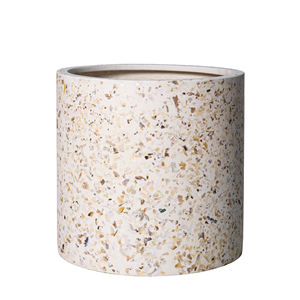 Wholesale Shell Chip <b>Drum</b> Plant Container Bulk Fiberglass Garden Vessel S4 Graduated Sizes Export from Vietnam - Product Image 2
