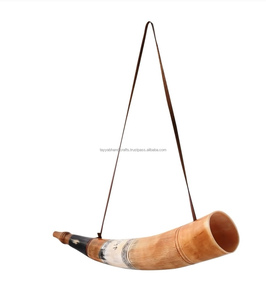 Cuerno de polvo 100% con cinturón de cuero Cuerno de polvo de buey de vaca La mejor calidad con precio directo de fábrica Cuerno de polvo de buey de búfalo - Product Image 3