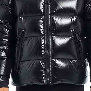 Veste matelassée pour homme, mode hiver, logo personnalisé, imperméable, col en fourrure, vêtements d'extérieur, streetwear, design de manteau en duvet - Product Image 2