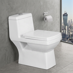 Latest Home Hotel And Hospital Use Ceramic Sanitary Ware Products Rimless One Piece Toilet Seat - Product Image 4