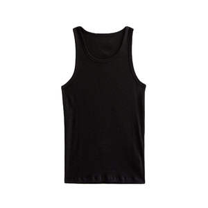 Camiseta sin mangas premium de algodón acanalado para hombre, ajuste ceñido, transpirable, informal, para verano, gimnasio, fitness, venta al por mayor - Product Image 6