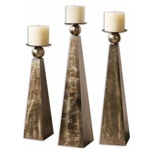 Elegante Portavelas de Metal Hecho a Mano, Decoración para Espacios Modernos y Arreglos Exclusivos para Eventos de Boda - Product Image 3