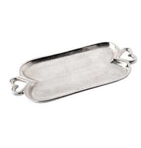 Plateau de service en métal, utilisation décorative, plateau de service pour la maison et l'hôtel, décor argenté, taille personnalisée, plateau de service en acier inoxydable - Product Image 6