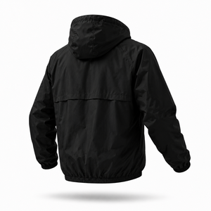 Men Outdoor Windproof Waterproof Windbreaker <b>Jacket</b> <b>Lightweight</b> Breathable Zip Up Hooded Sports Running Cycling Trekking <b>Jacket</b> - Product Image 3