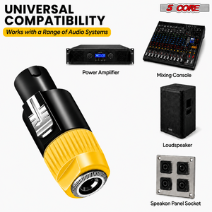 Adattatore Speakon - Connettore Audio Maschio di Alta Qualità per Altoparlanti - Product Image 3
