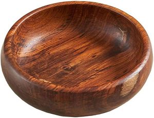Fabricant de bols en bois avec logo personnalisé, bols à salade en bois naturel de haute qualité, bols à fruits, bols à riz, vaisselle pour restaurants et hôtels - Product Image 3