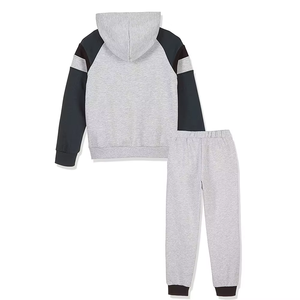 Nouvel ensemble de survêtement unisexe pour enfant imprimé hiver 2026 avec sweat à capuche et pantalon de jogging, logo personnalisé - Product Image 5