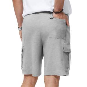 Shorts chino homme, coupe slim, légers, en coton, pour le travail, avec poches, couleur unie, respirants, logo personnalisé - Product Image 2