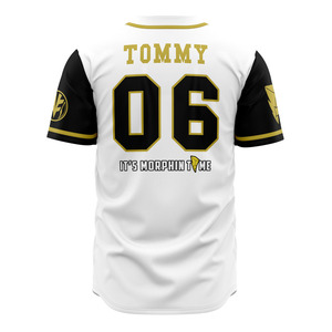 Camiseta de Béisbol Sublimada, Lisa, Personalizable con Bordado, Diseño de Equipo, Uniforme Deportivo para Hombre - Product Image 4