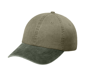 Gorra de Béisbol Unisex Verde Oliva de 6 Paneles, Ajustable, Estilo Casual, para Adultos, de Algodón, para las Cuatro Estaciones - Product Image 1