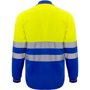 Camiseta de Seguridad Reflectante de Alta Visibilidad para Construcción, Manga Corta, Transpirable, Poliéster/Algodón, Impresión por Transferencia de Calor, Ropa de Trabajo Unisex - Product Image 2
