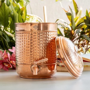 Urban Edge Copper Water Dispenser Streetwear Style Copper Water Dispenser Solid Color Custom Copper Water Dispenser - Product Image 3