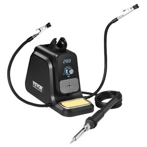Kit Stazione Saldante Digitale 80W con 2 Supporti per Saldatura, 5 Punte per Saldatura e 30g di Filo per Saldatura Inclusi - Product Image 1