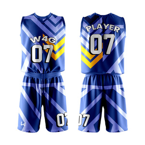 Maillots de basket personnalisés pour hommes, sans manches, col en V, avec logo imprimé sur le devant, 100 % polyester respirant, pour 4 matchs - Product Image 6