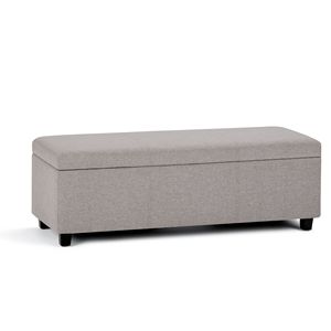 Sgabello elegante con pouf e pouf con panca Avalon - Product Image 1