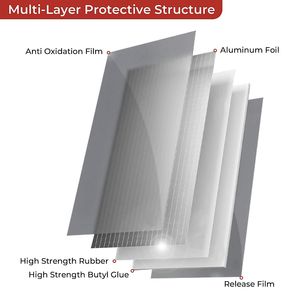 Cinta Impermeable de Butilo de 11.8" x 16.4FT - Cinta de Reparación a Prueba de Fugas para Exteriores, para Sellado de Ventanas de Plástico, Metal, RV y Embarcaciones - Product Image 6