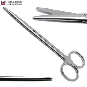 Ciseaux Metzenbaum Premium en acier inoxydable de 6 pouces, à pointes arrondies, finition argentée, instrument médical manuel pour interventions chirurgicales - Product Image 1