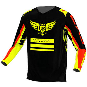 Maillot de motocross personnalisé avec logo, chemise de course MX pour hommes, chemise de course tout-terrain à manches longues, vêtements d'équipe de moto tout-terrain ATV - Product Image 4